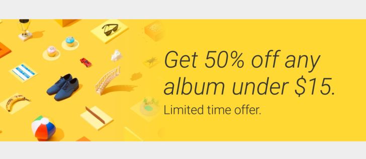 Fotografía - [Mise à jour: Réductions se limite pas à la musique] Certains utilisateurs recevant Offre d'économiser 50% de réduction Tout album Under 15 $ sur Google Play